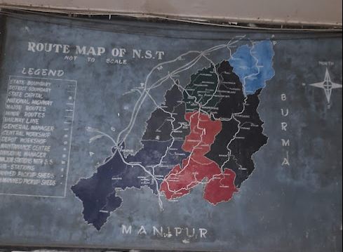 Nagaland Solo Trip: Nagaland Map